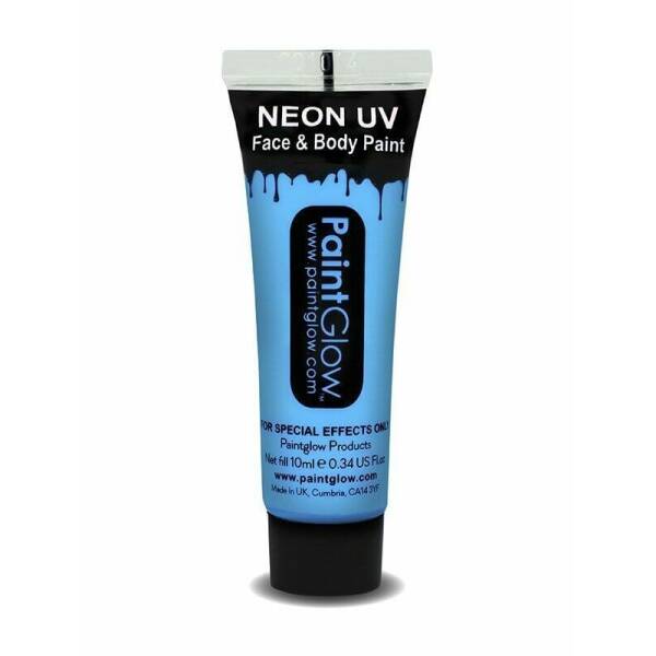 Neon UV Face Paint Baby Blue - 10ml