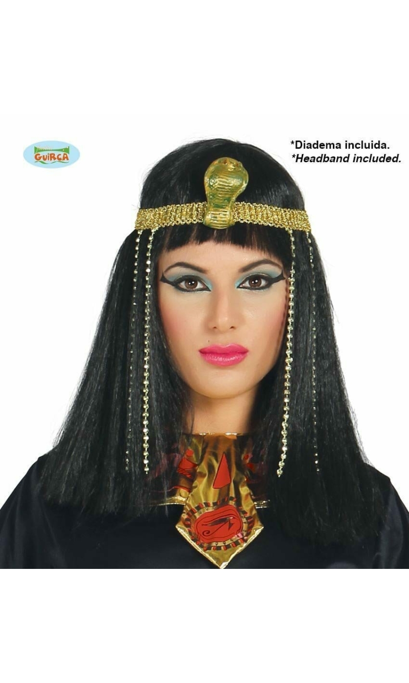 Black Egyptian Wig - Adult One Size