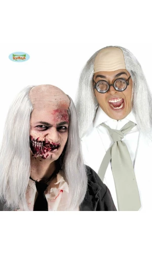 Grey Zombie / Crazy Bald Pate - Adult One Size