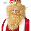 Blonde King Wig & Beard - Adult One Size