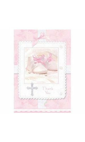 Tiny Blessing Pink Thank You Cards - 8pk