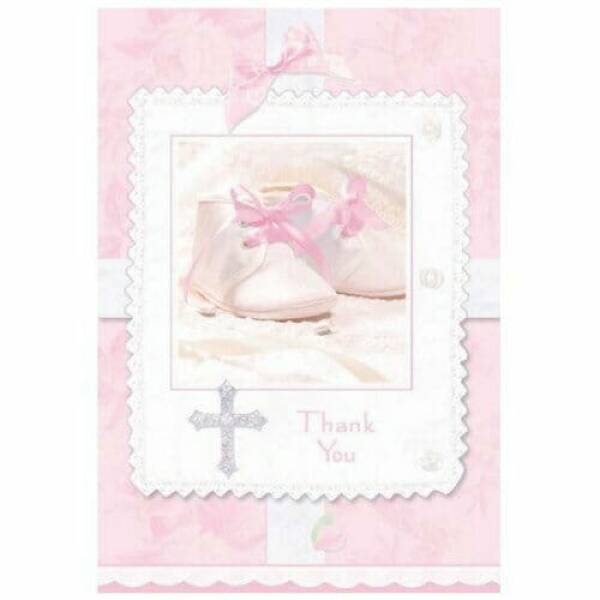 Tiny Blessing Pink Thank You Cards - 8pk