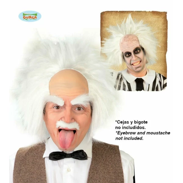 White Einstein Wig - Adult One Size