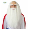 White Druid Wig & Beard - Adult One Size