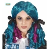 Blue Curly Wig - Adult One Size