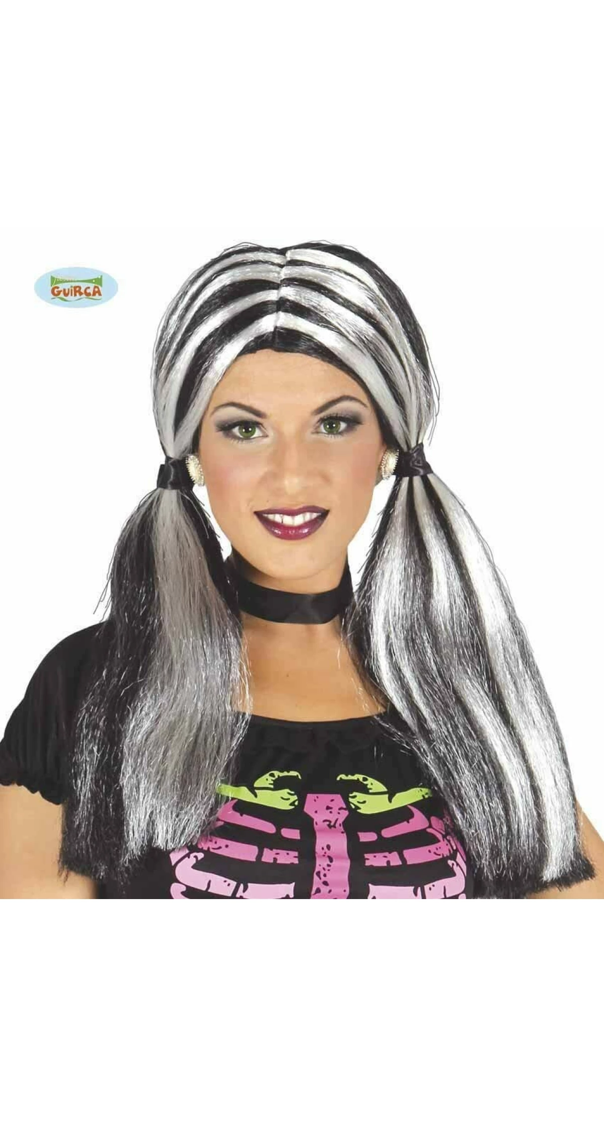 Black & White Witch Wig