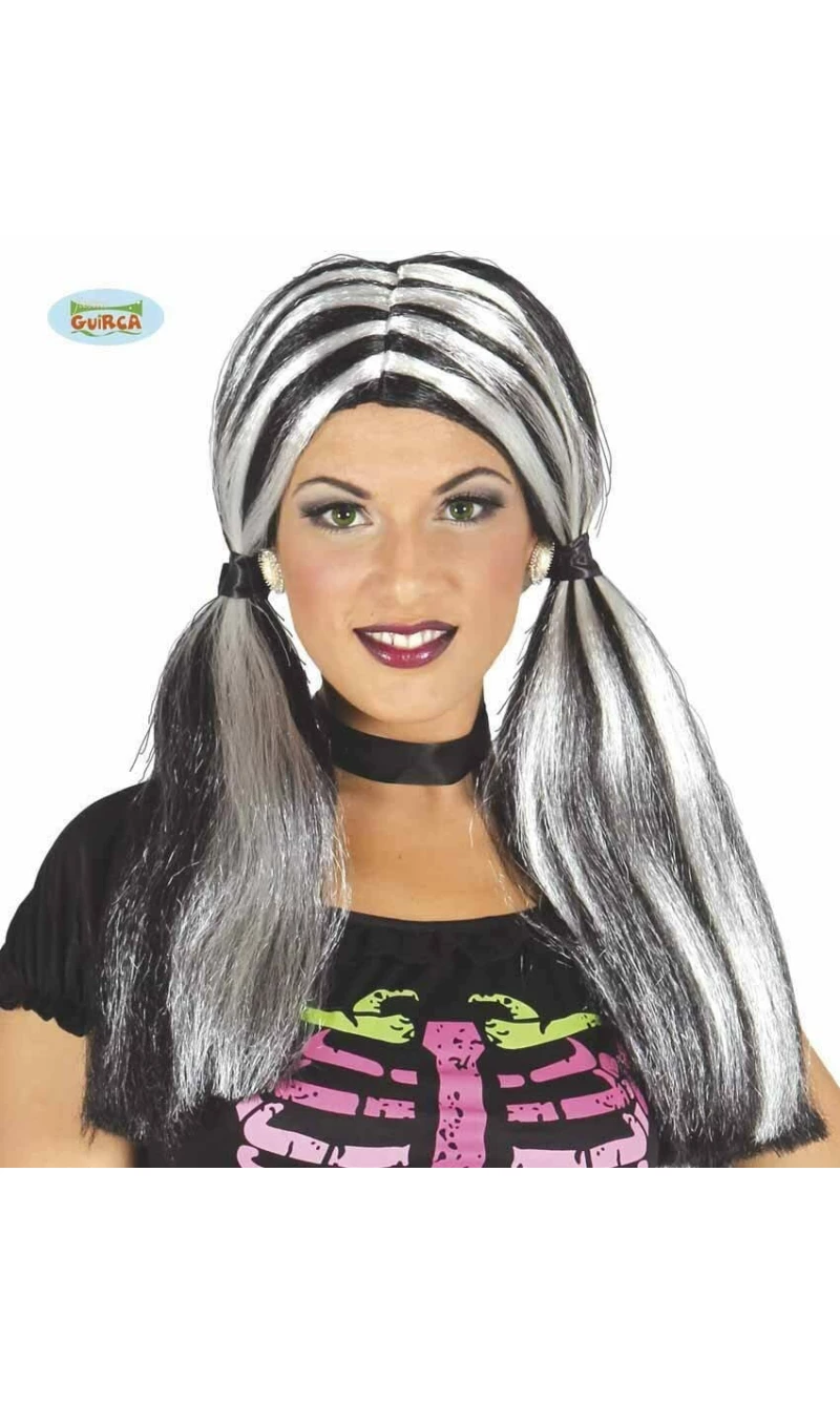 Black & White Witch Wig