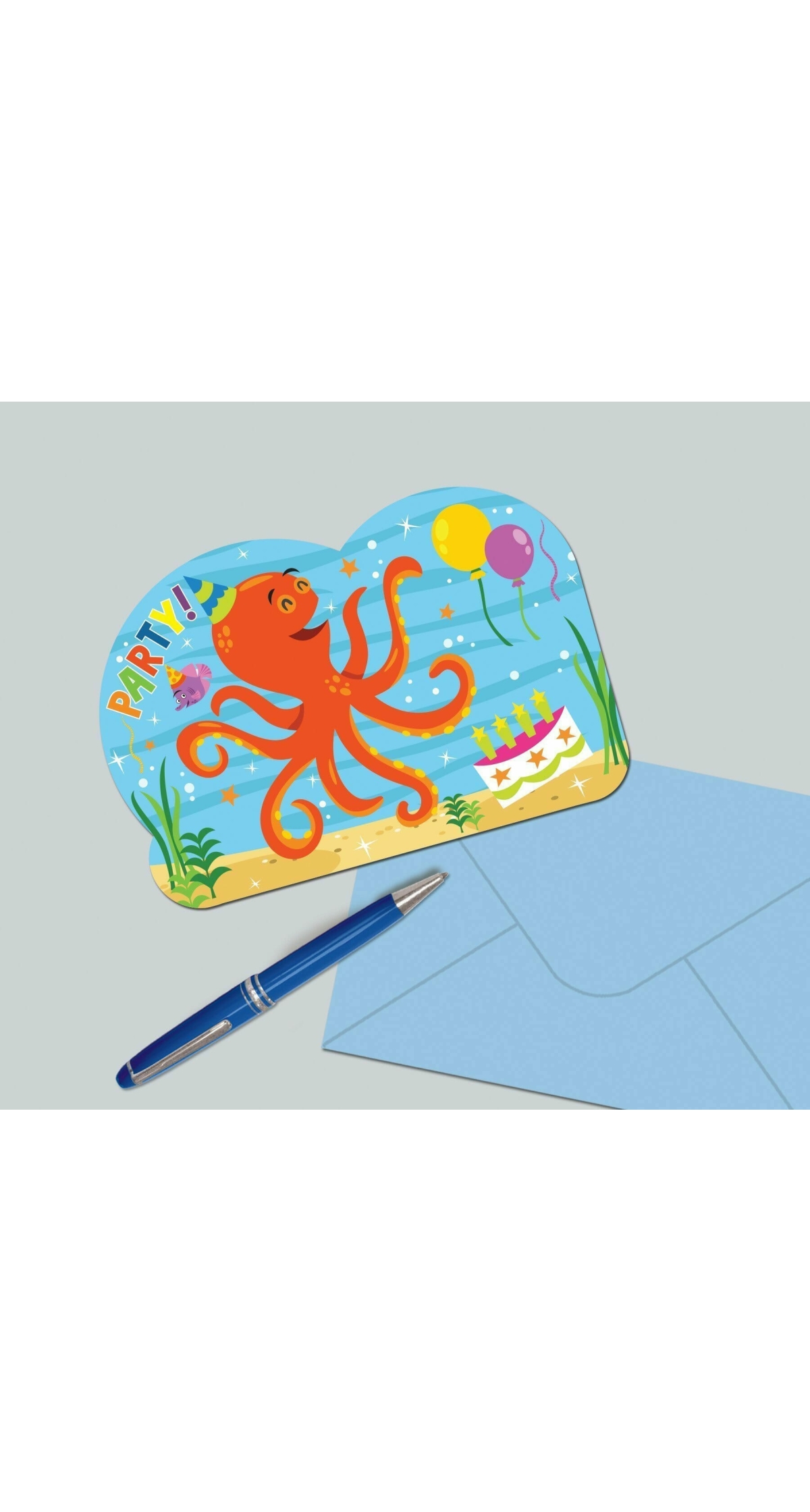 Ocean Buddies Invitations - 8pk