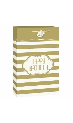 Golden Birthday Extra Jumbo Gift Bag