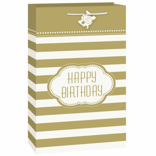 Golden Birthday Extra Jumbo Gift Bag