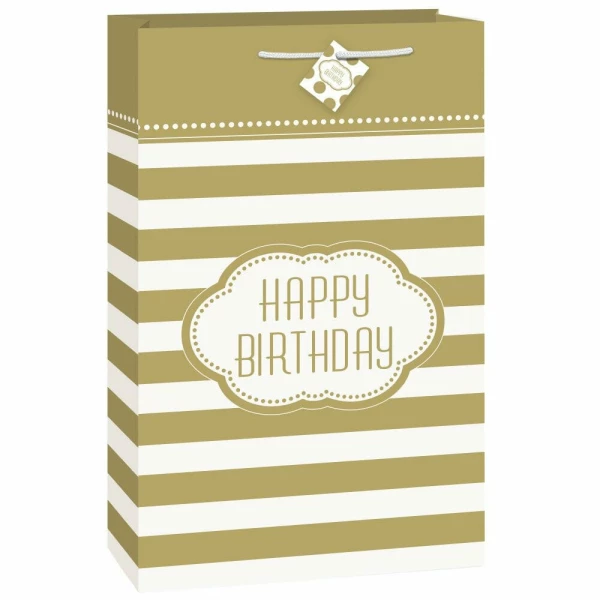 Golden Birthday Extra Jumbo Gift Bag