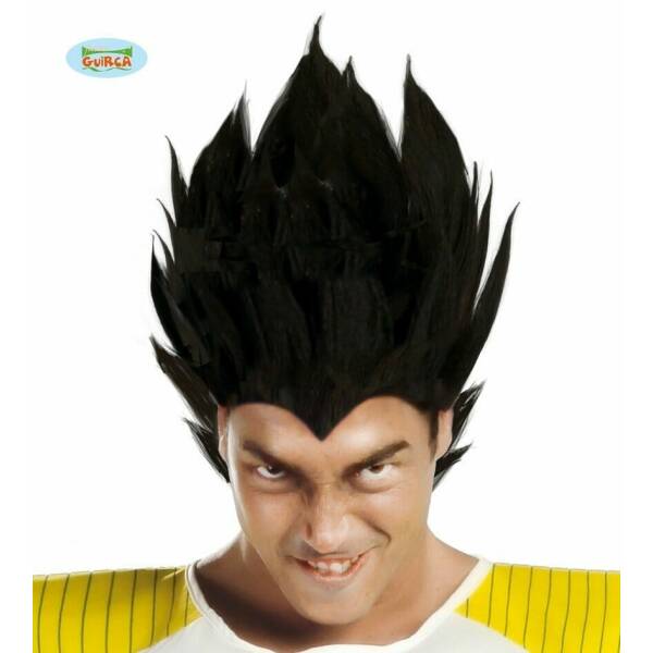 Black Serious Warrior Wig - Adult One Size