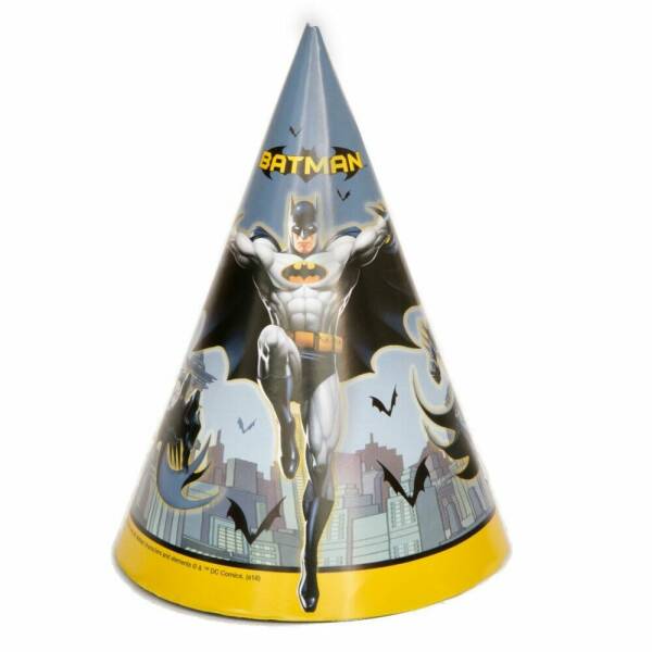 Batman Party Hats - 8pk