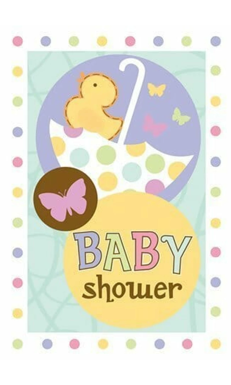 Baby Shower Tiny Bundle Invitations - 8pk