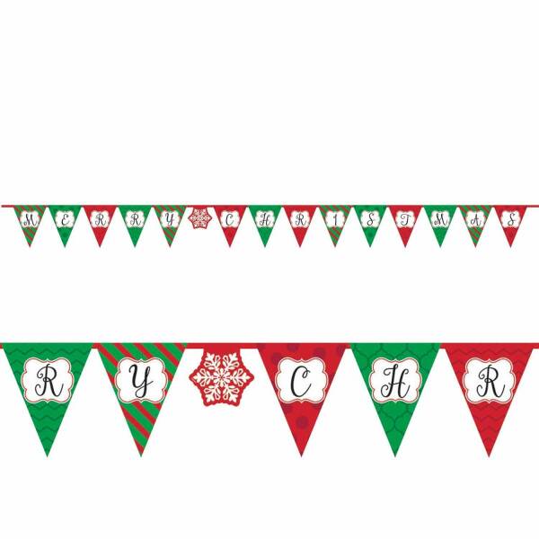Christmas Flag Banner - 3.81m