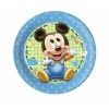 Baby Mickey Paper Plates Medium 20cm  - 8pk