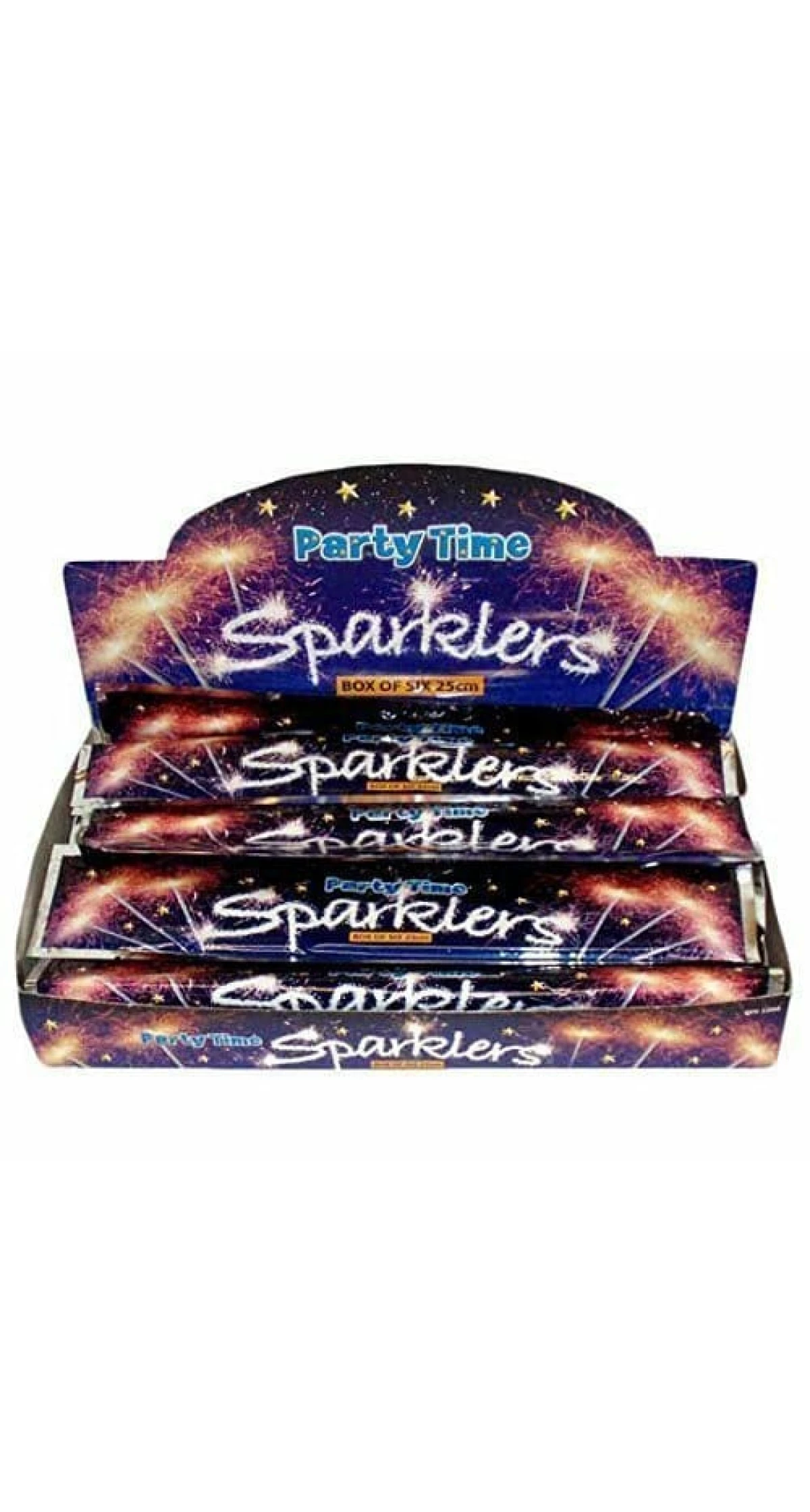 Sparklers Silver 25cm - 6pk