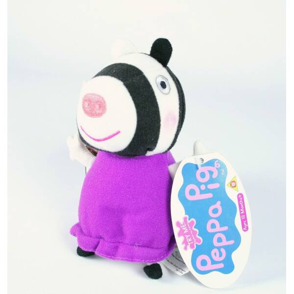 Peppa Pig Zoe Zebra Plush Soft Toy with Sounds 7 "