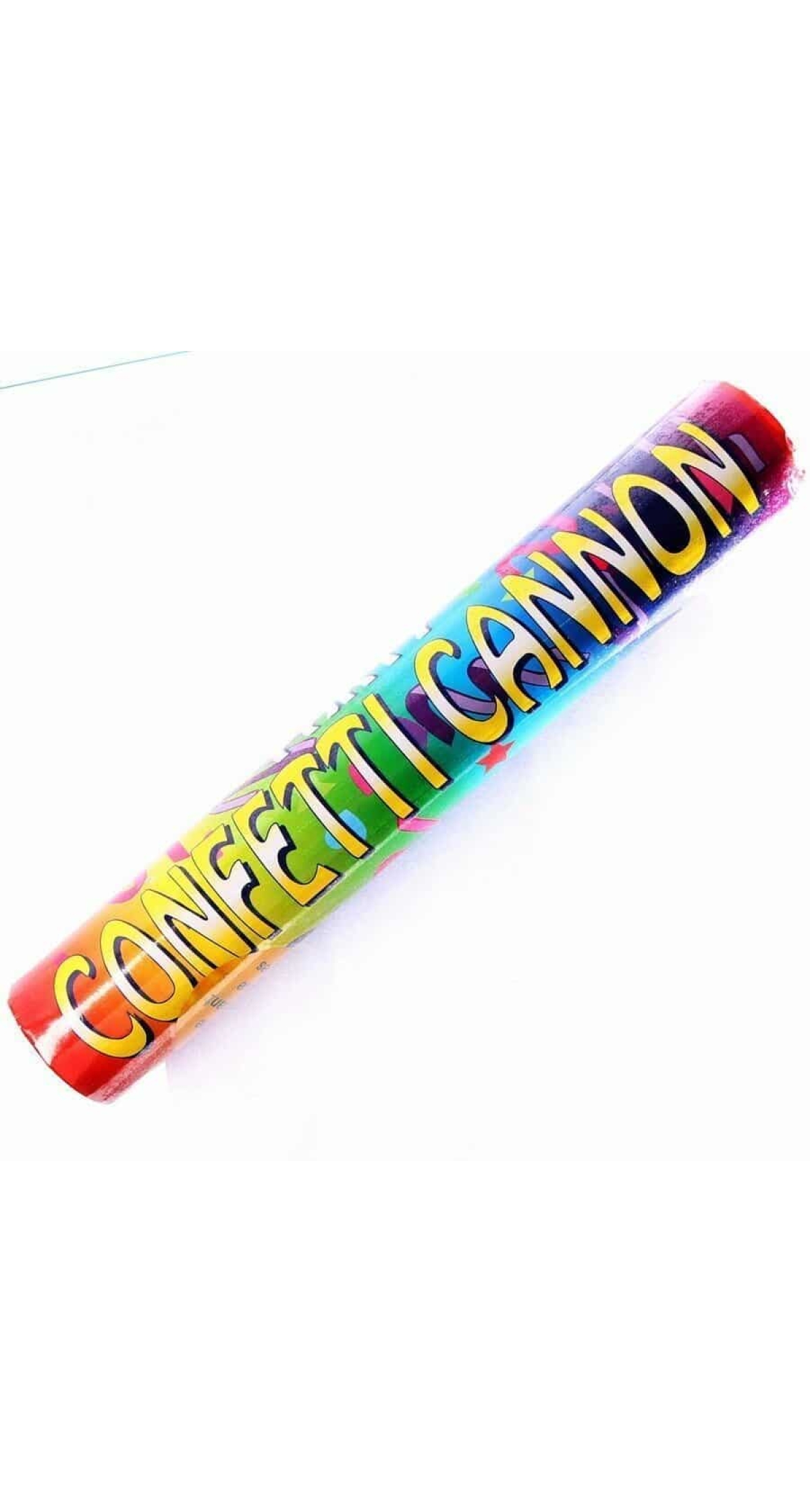 Confetti Cannon / Popper Colourful Foil & Tissue Shapes - 50cm