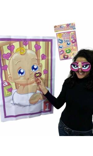 Pin The Dummy On The Baby - Baby Shower Game