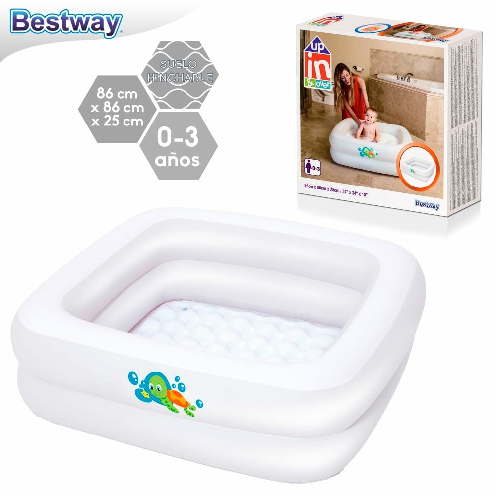 Bestway Inflatable Baby Bath Tub 86x86x25cm (Online Only)