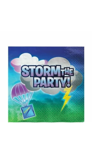 Fortnite Battle Royal Lunch Napkins 33cm x 33cm - 16pk