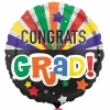 Congrats Graduate Celebration Standard Foil Balloon - 18''
