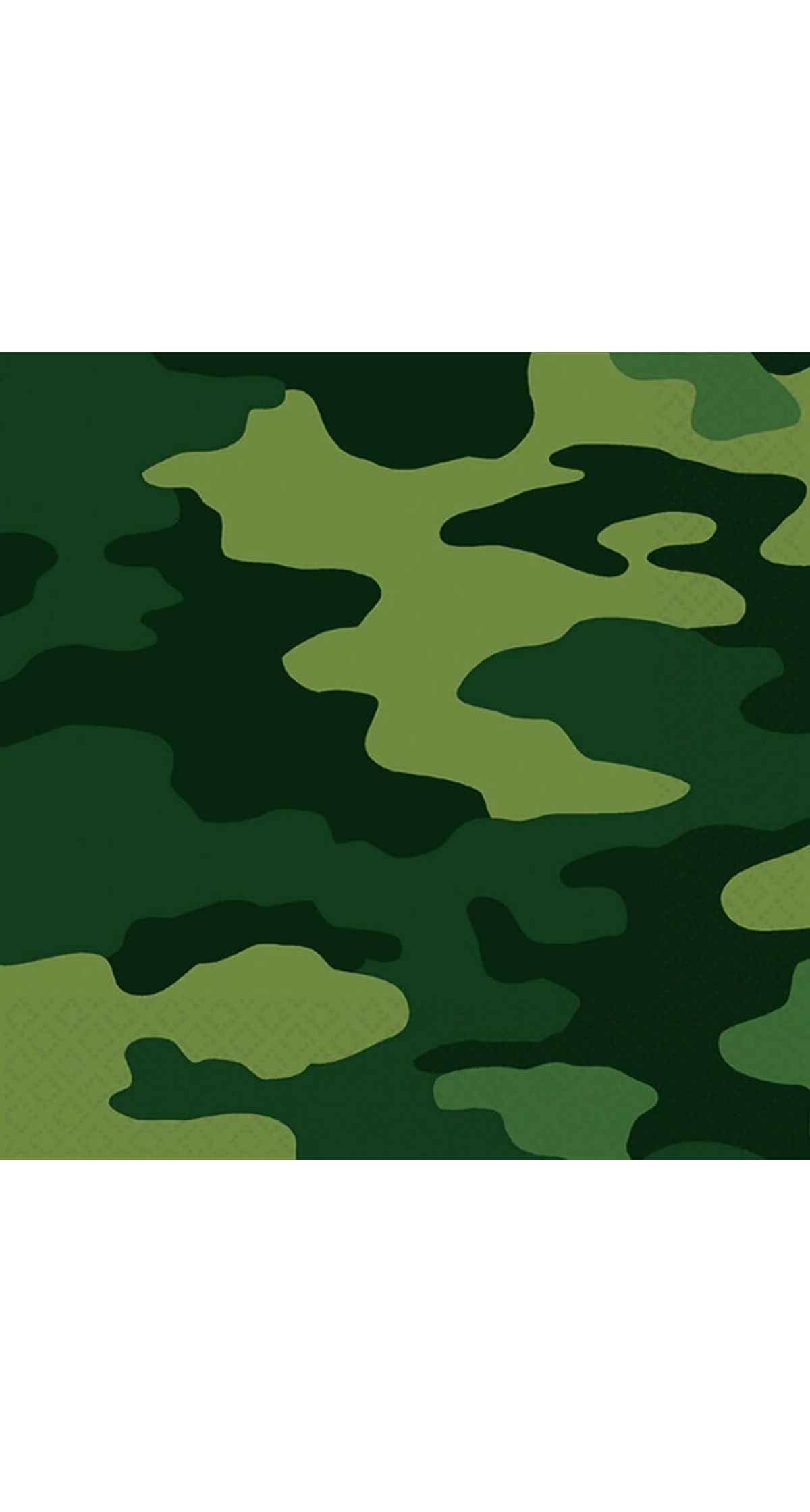 Camouflage Napkins 32.7cm x 32.7cm - 16pk