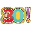Dots & Stripes No.30 Super Shape Foil Balloon 18'' x 29'' (46cm x 74cm)