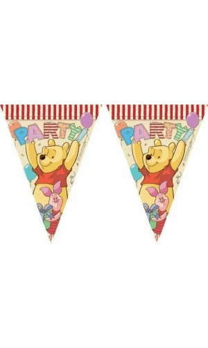 Winnie Alphabet Triangle Flag Banner ( 11 flags )  - 1pk