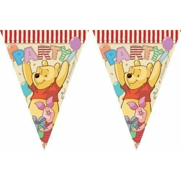 Winnie Alphabet Triangle Flag Banner ( 11 flags )  - 1pk
