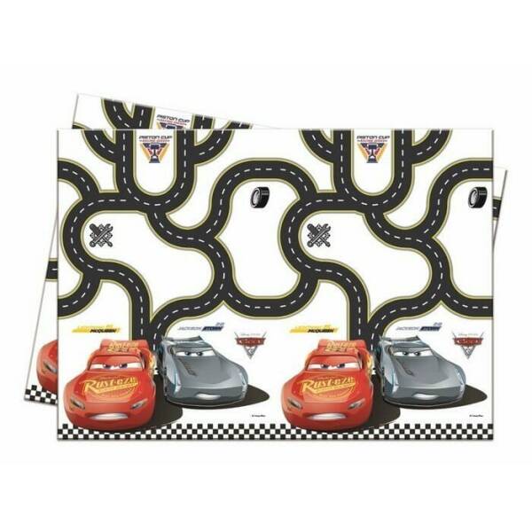 Cars 3 Plastic Tablecover 120x180cm - 1pk