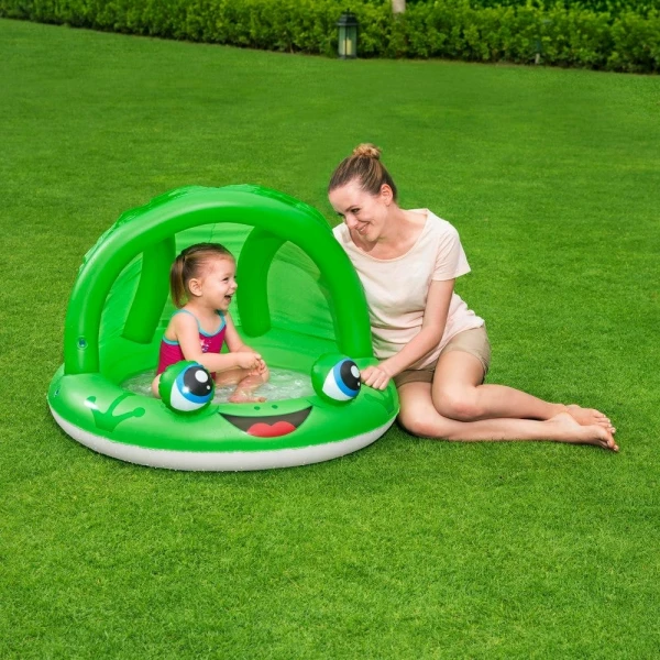 Bestway Paddling Pool Shaded Play Assorted 97x66cm (Online Only)