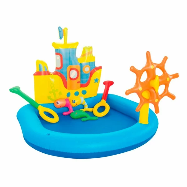 Bestway Inflatable Tug Boat Play Pool 140x130x104cm for Age 2+ Years (Online Only)