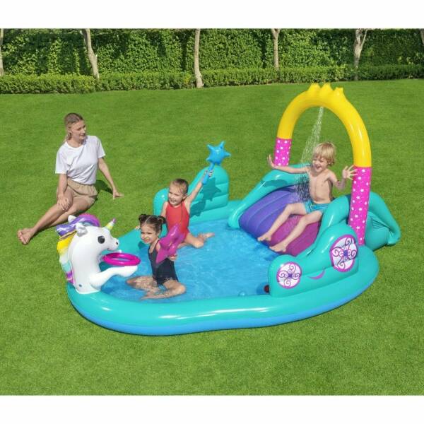 Bestway Magical Unicorn Carriage Play Center 274x198x137cm (Online Only)