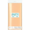 Rose Gold Foil Rectangular Plastic Table Cover - 54 Inch x 108 Inch