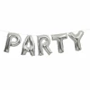 Silver Party Foil Letter Balloon Banner Kit - 14 Inch