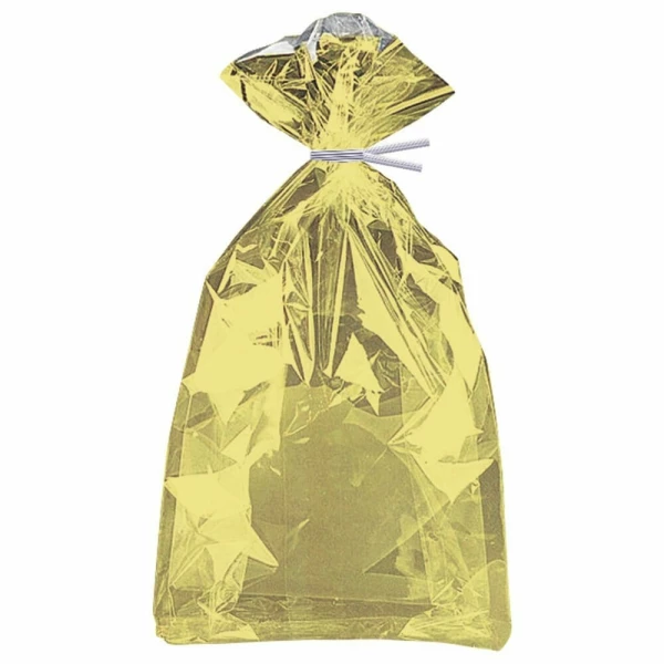 Gold Foil Cellophane Bags 5"x11" - 10pk