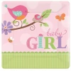 Tweet Baby Girl Paper Plates 17.8cm - 8pk