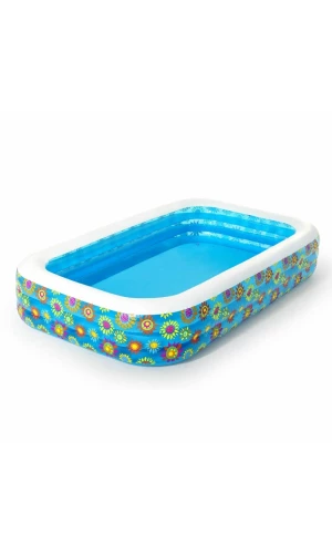 Bestway Happy Flora Kids Pool Blue 305x183x56cm (Online Only)