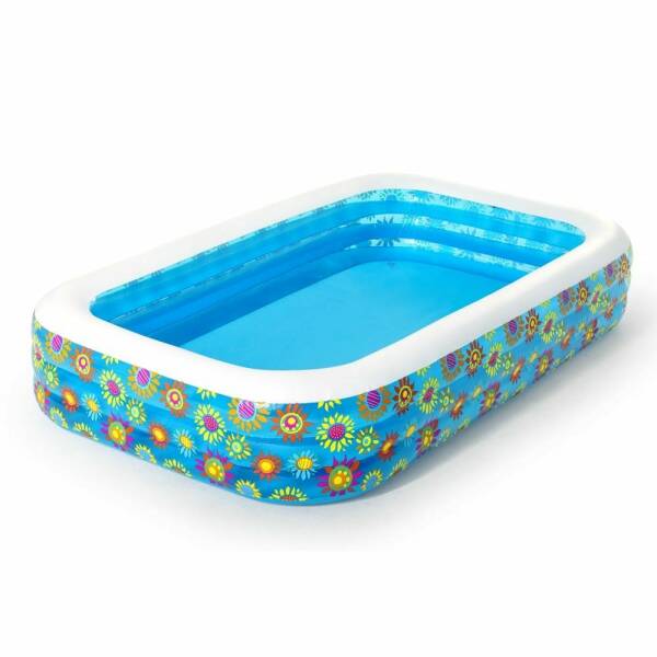 Bestway Happy Flora Kids Pool Blue 305x183x56cm (Online Only)