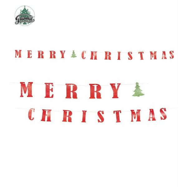 Merry Christmas Letter Banner - 360cm