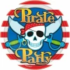Pirate Party Paper Plates 22.9cm - 8pk
