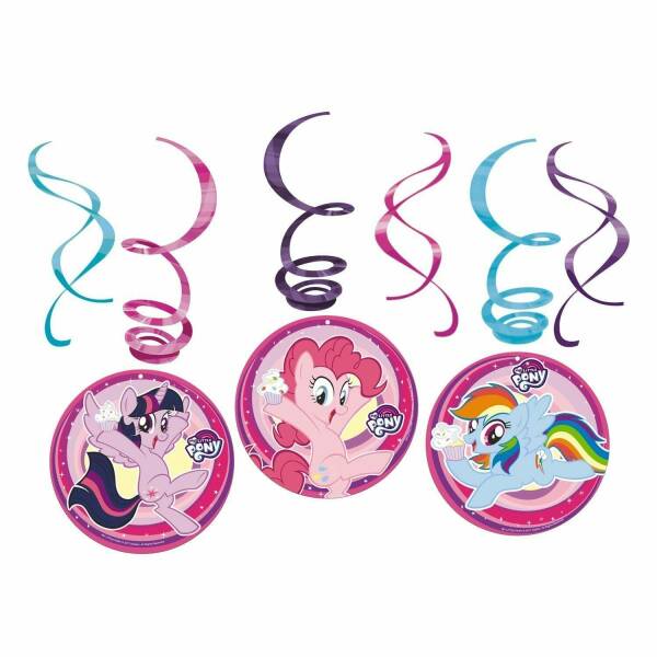 My Little Pony Swirl Decoration - 6 pk