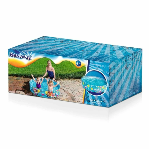 Bestway Fill-N-Fun Paddling Pool 122x25cm for Age 2+ Years (Online Only)