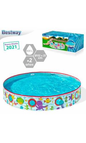 Bestway Kids Fill N Fun Pool 152x25cm for Age 3+ Years (Online Only)