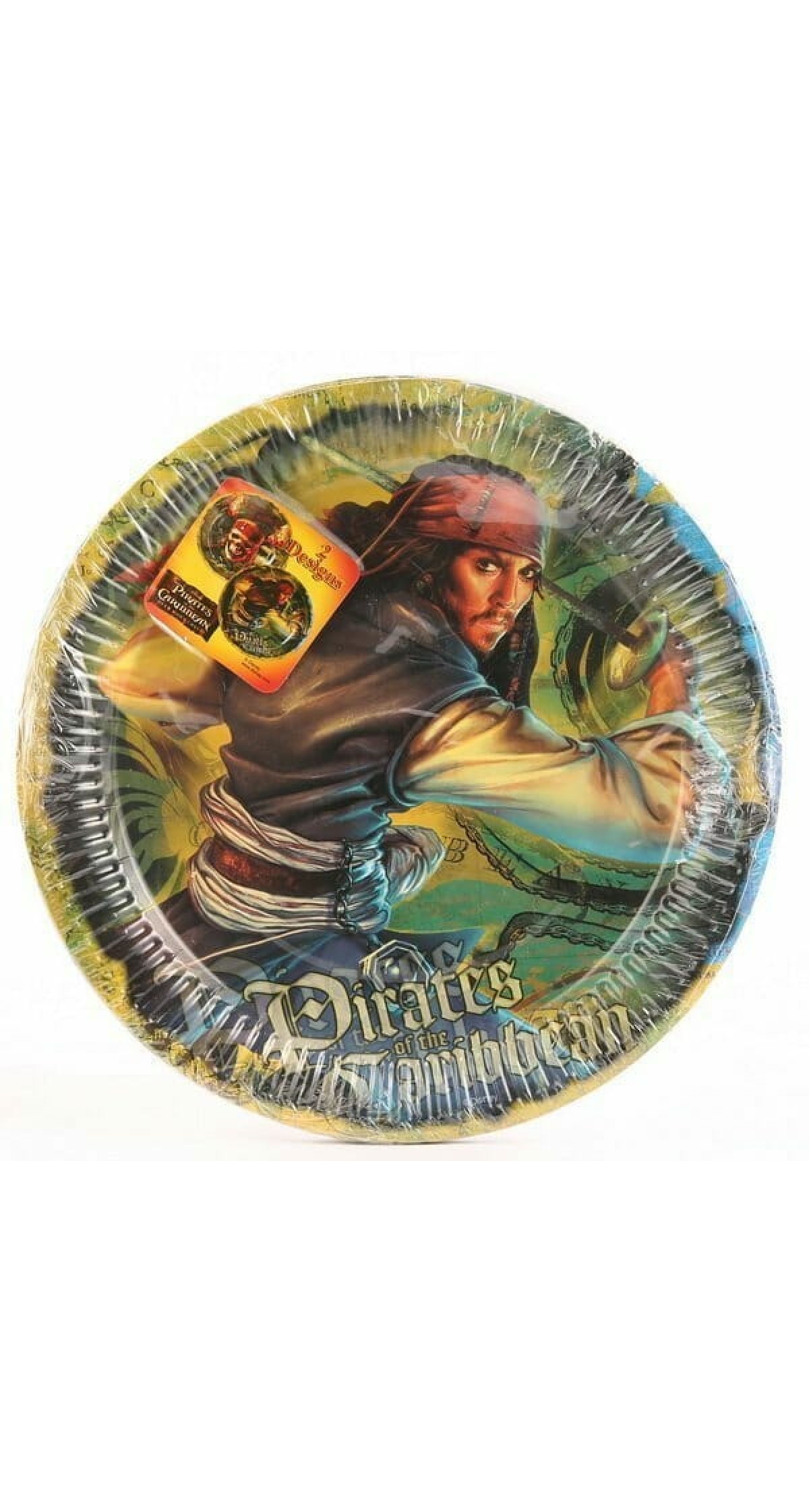 Pirates of the Caribbean Paper Plates 23cm - 10pk