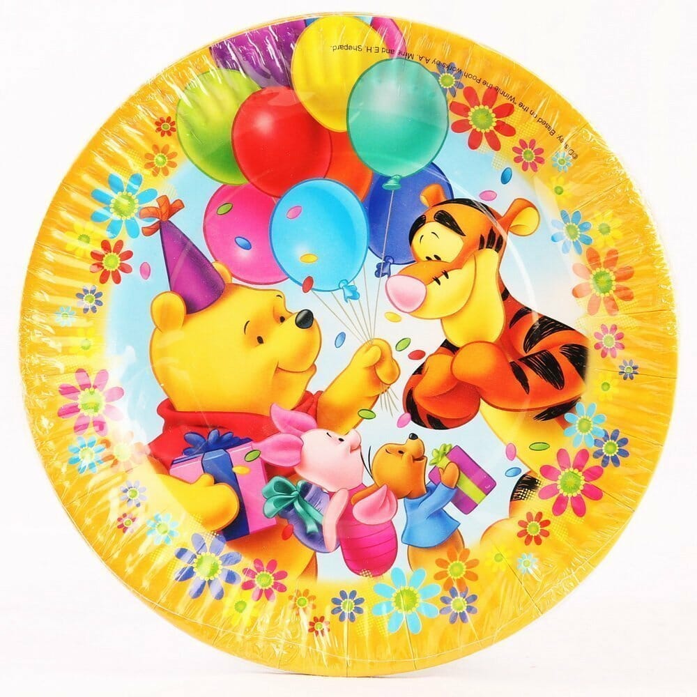 Winnie the Pooh Paper Plates 18cm 8 pk Winnie the Pooh Paper Plates 18cm 8 pk