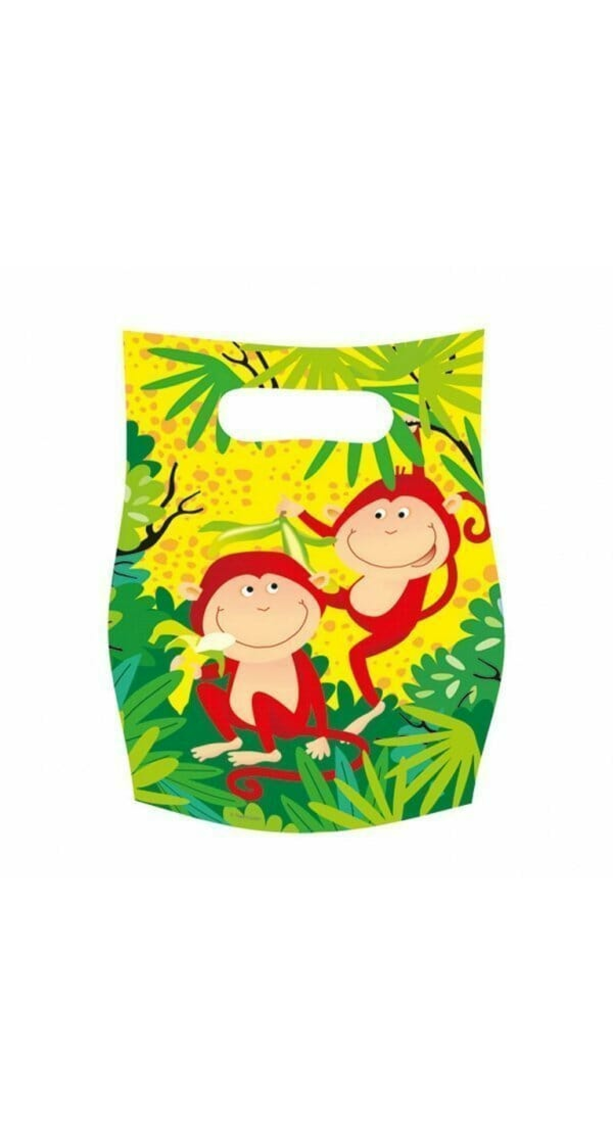 Safari Plastic Party Bags - 6pk