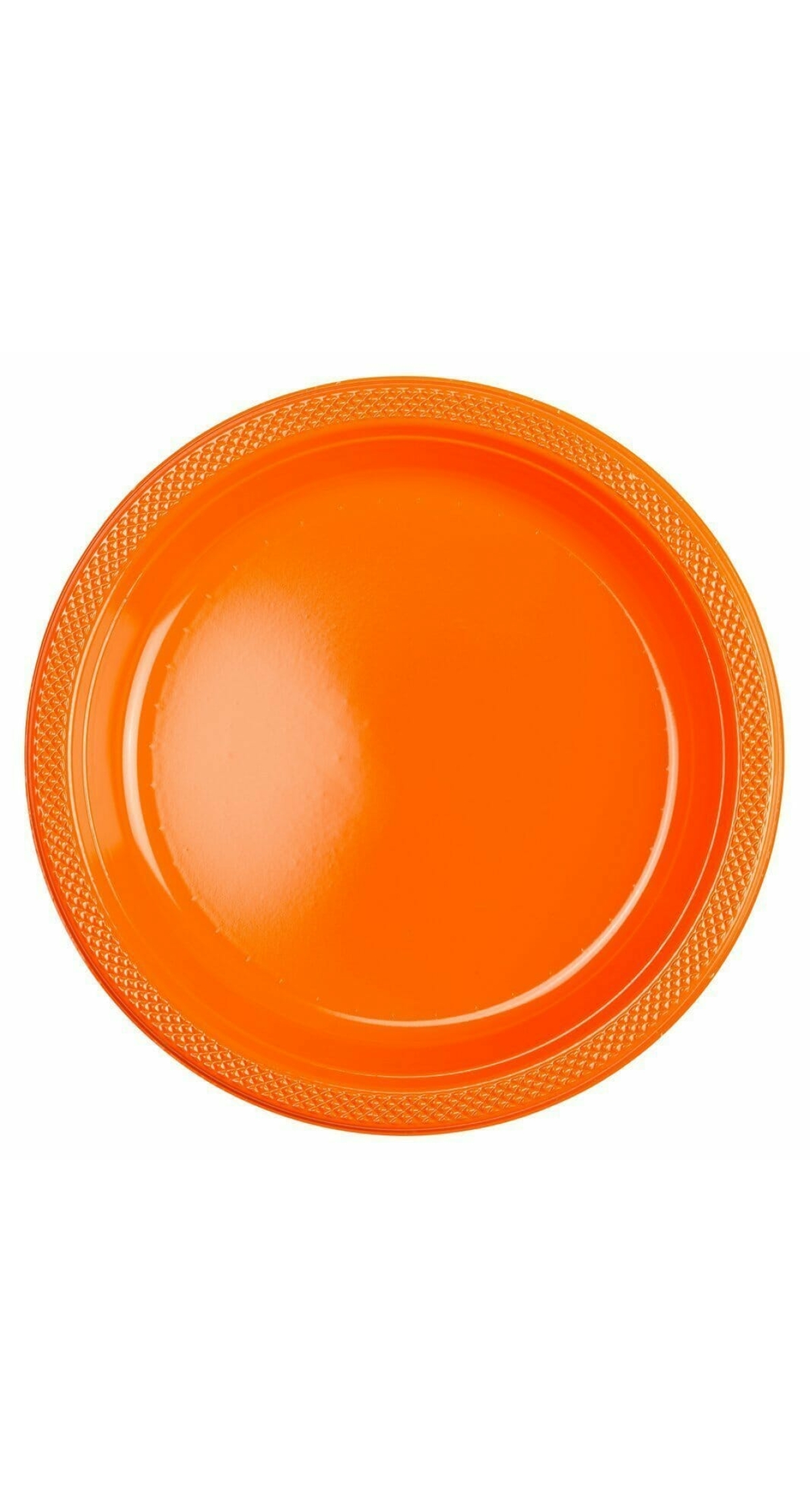 Orange Peel - 10 x Plastic Plates 22.8 cm